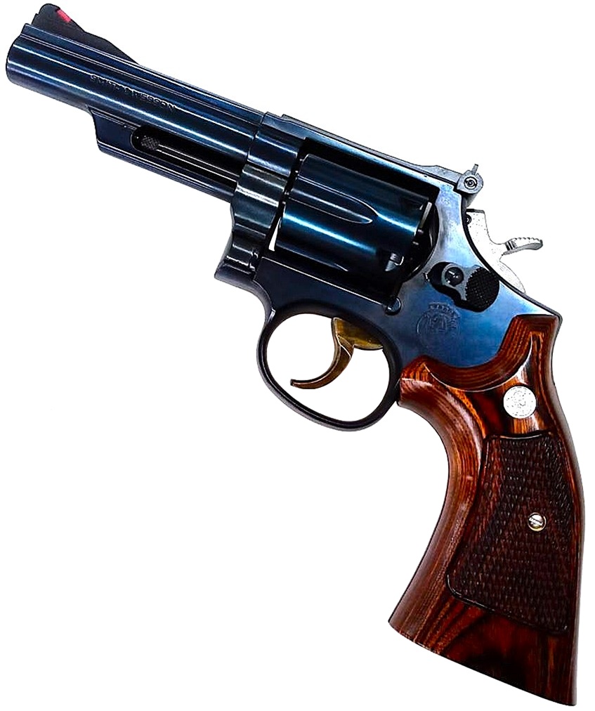 タナカ S&W M19 4インチ HW ver.3 ブルーイング & 木製グリップ