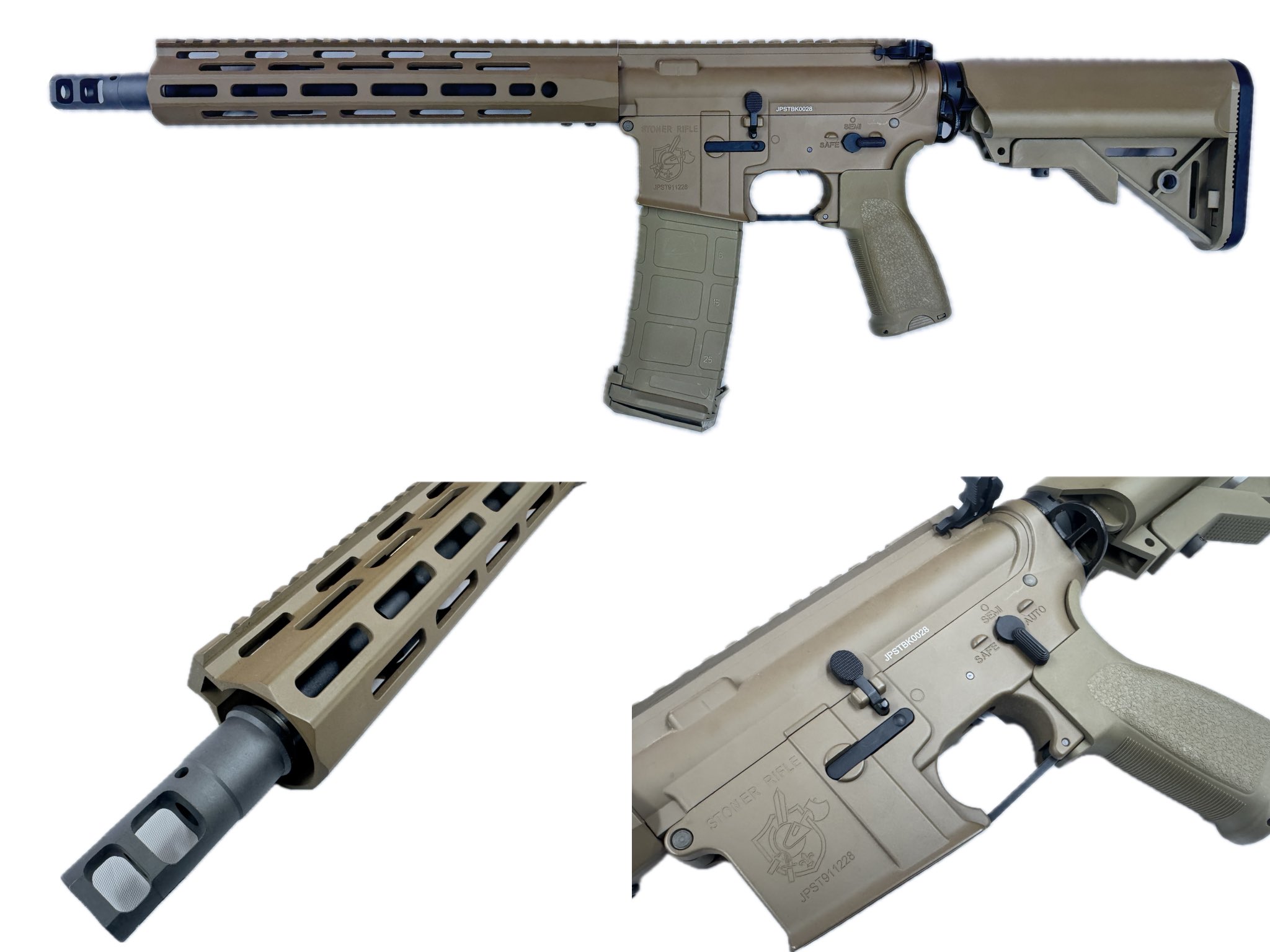 S&T KAC URX4 M-lok 10.75inch  G3 フルメタル電動ガン