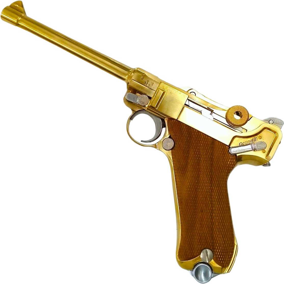 マルシン工業 金属製 ルガー P-08 6㌅ 木製グリップ