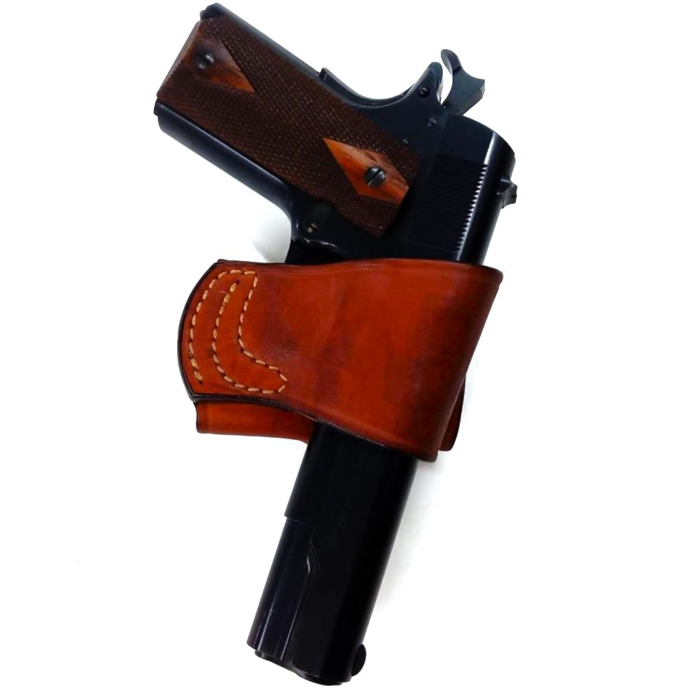 East.A №202 GM用 革製ベルトスライド 右/茶